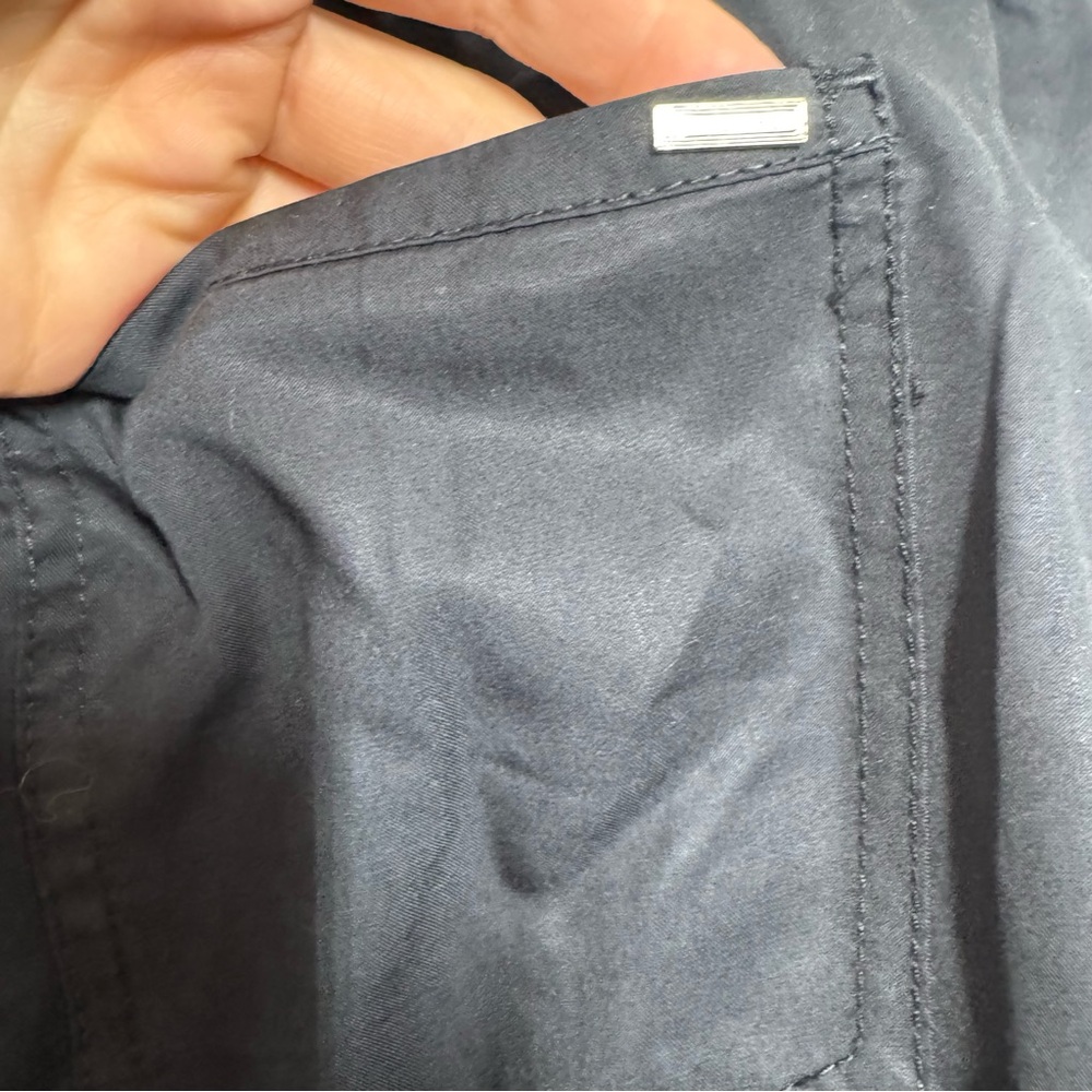 White House Black Market The Jogger black casual pull on pants 10L long - Picture 9 of 11